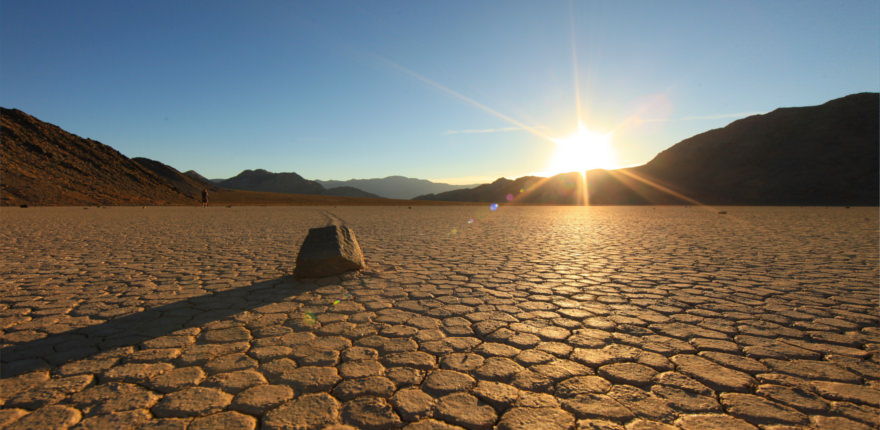 Nationalpark in den USA: Die landschaft des death valley