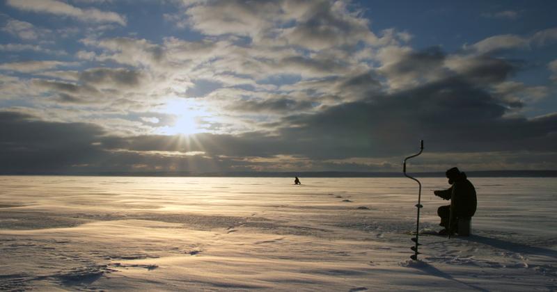 Eisangeln in Schweden