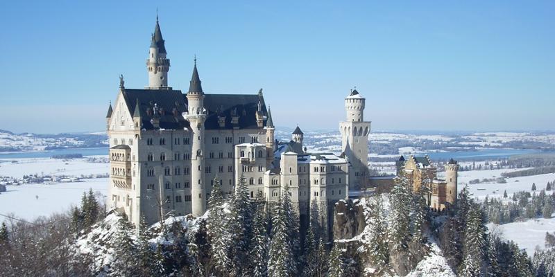 Schloss Neuschwanstein in Deutschland