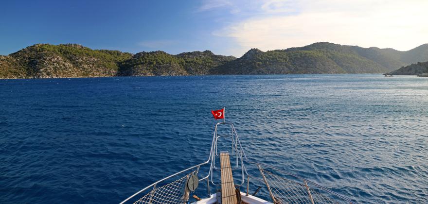 blaue Reise in der Türkei