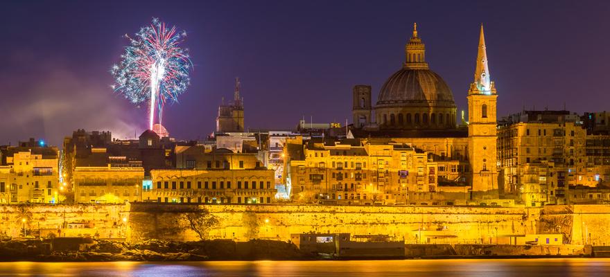 Stadt Feuerwerk