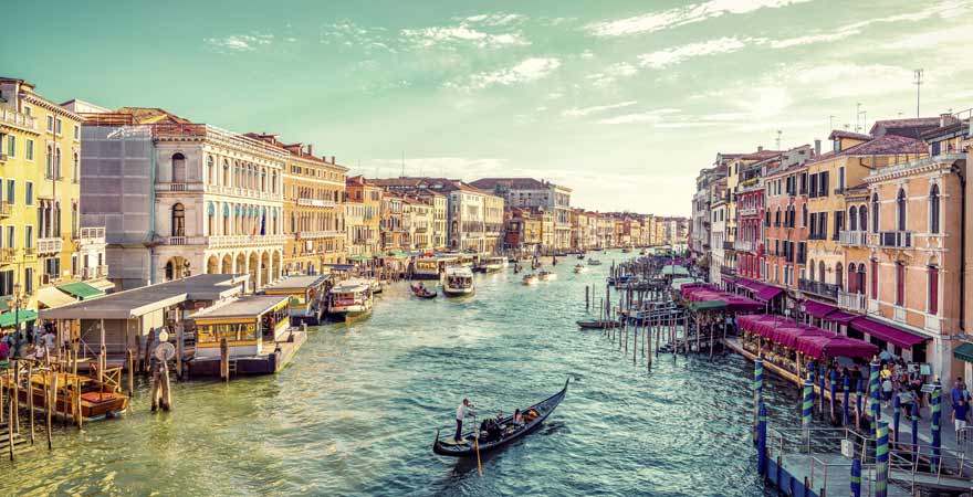 Canale Grande in Venedig in Italien