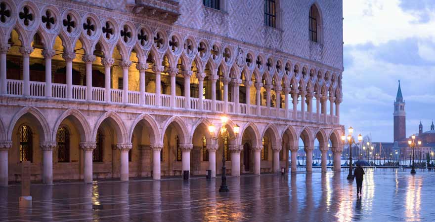Dogenpalast in Venedig in Italien