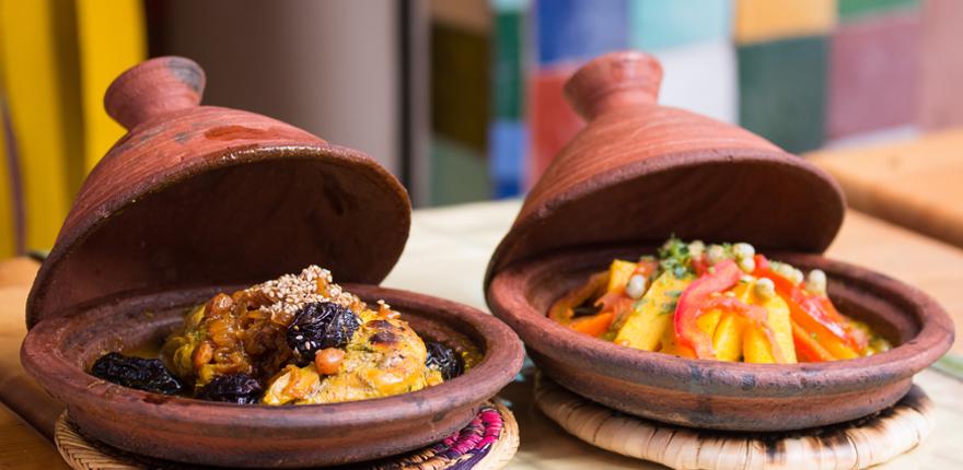 Essen und Trinken in Marrakesch