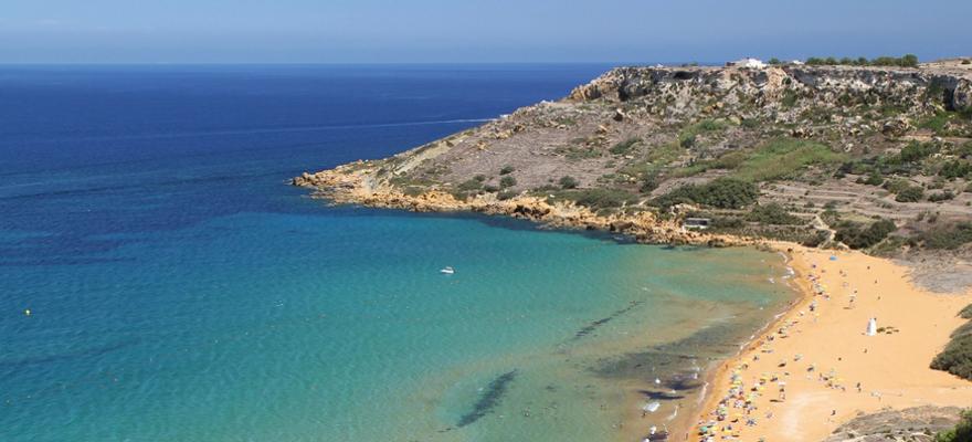 Golden Bay auf Malta