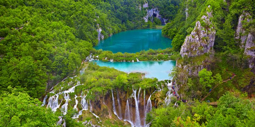 Plitvicer Seen in Kroatien