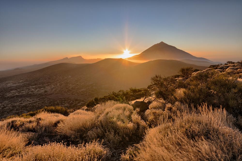 Bergpanorama-Teneriffa