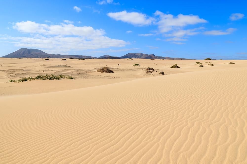 corralejo auf fuerteventura in spanien