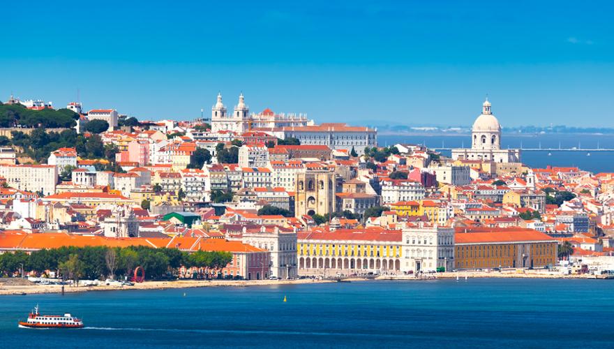 Ausblick auf Portugals Haupstadt Lissabon