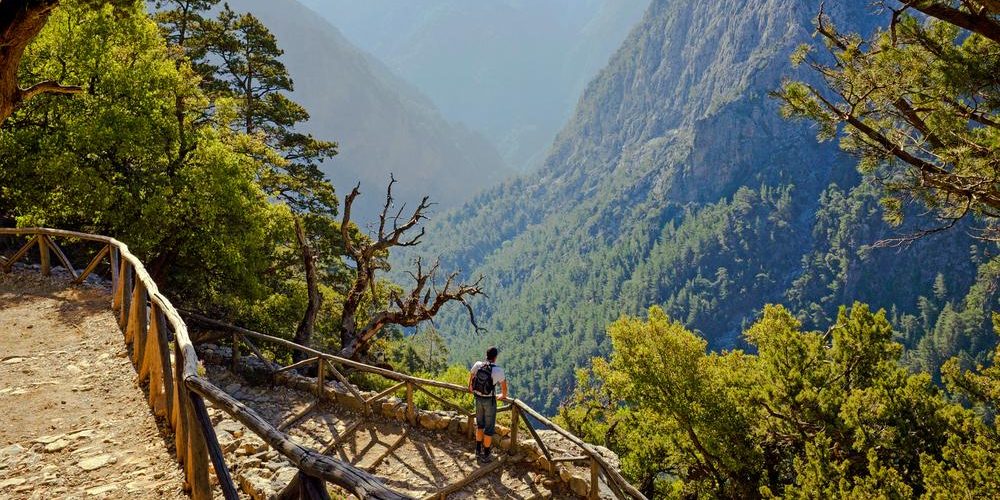 Samaria Schlucht auf Kreta in Griechenland