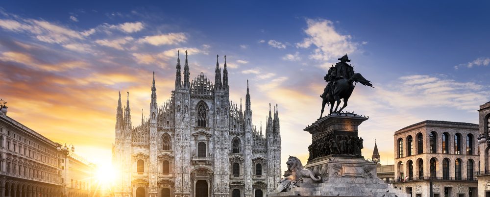 Dom in Mailand in Italien