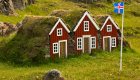 Grassodenhäuser in Island