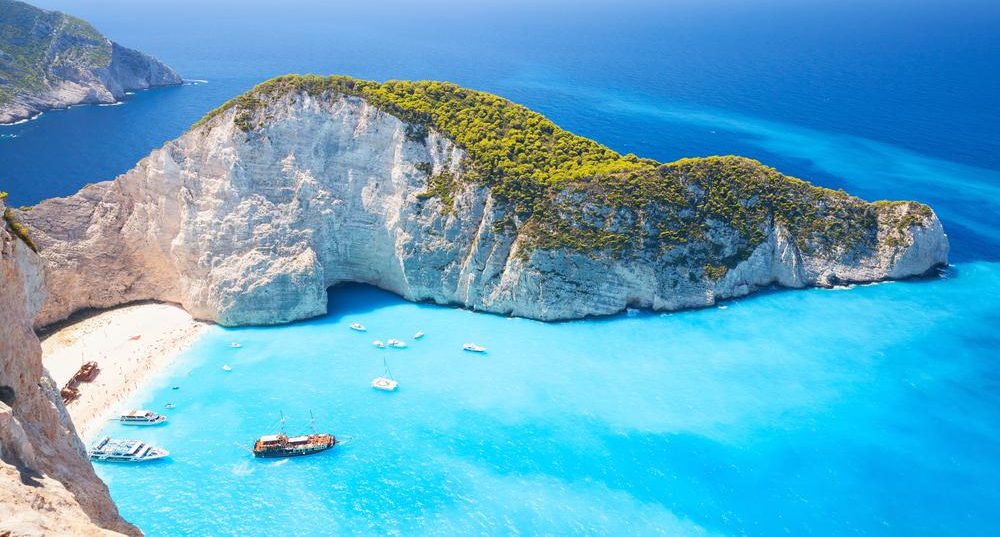 navagio bay auf zakynthos in Griechenland
