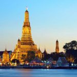 Wat Arun in Bangkok in Thailand