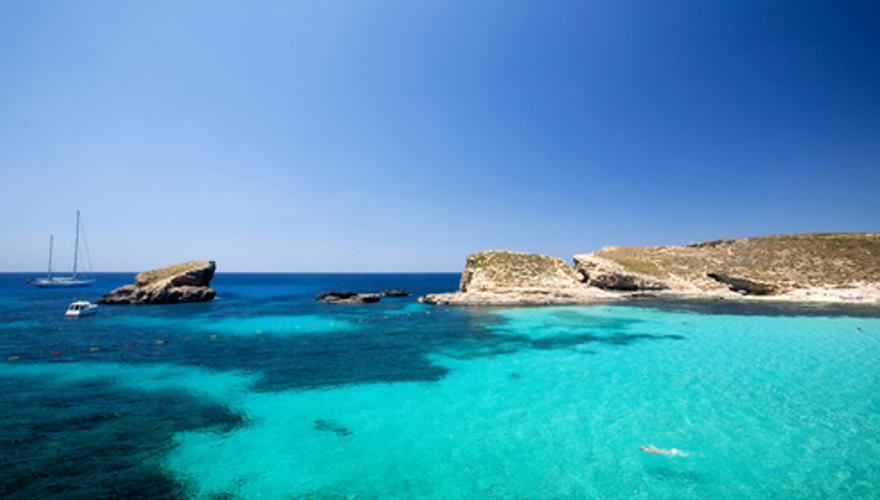 Insel, Comino, Malta, Tauchen, Meer