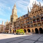 Marienplatz in Muenchen in Deutschland