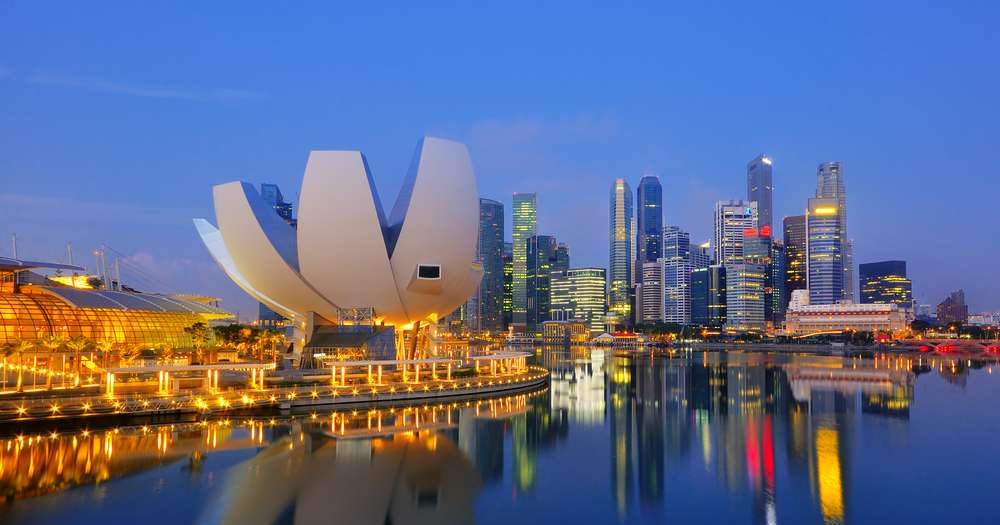 Skyline von Singapur