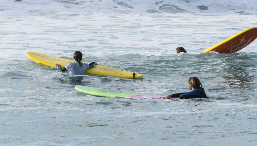 Surfen im Urlaub 