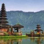 Pura Ulun Danu Bratan auf Bali in Indonesien