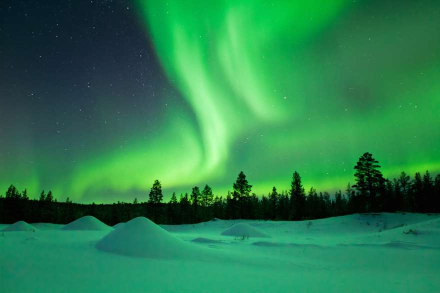 Lappland-Polarlichter