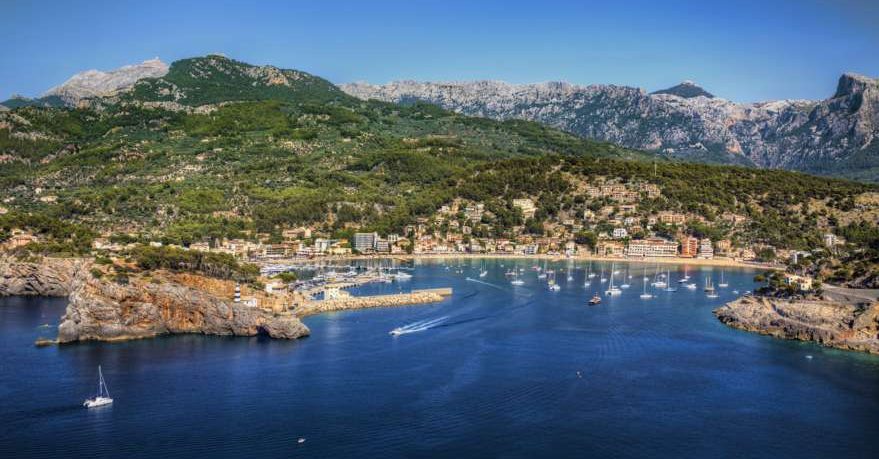 Port de Soller auf Mallorca in Spanien