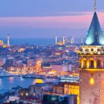 Panorama und Galata Tower in Istanbul