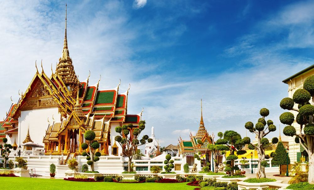 Koenigspalast in Bangkok in Thailand