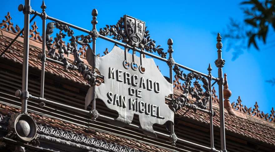 Mercado de San Miguel in Madrid in Spanien