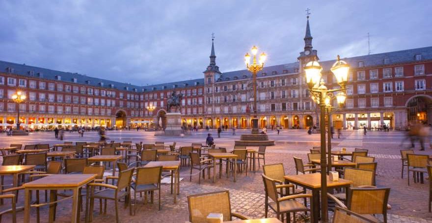 Plaza Mayor in Madrid in Spanien