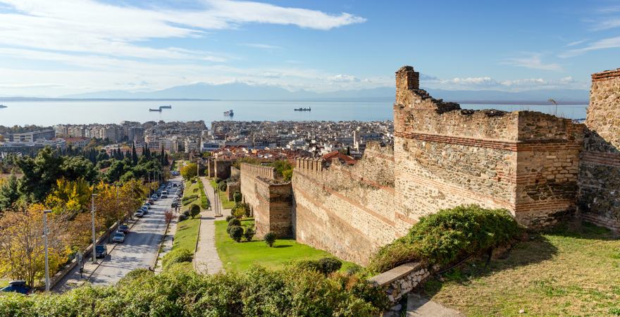 blick ueber thessaloniki