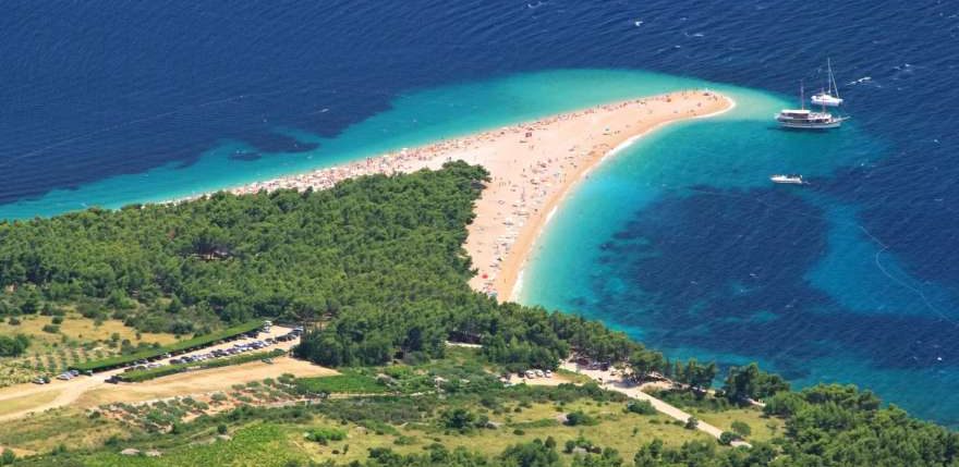 Strand von Brac in Kroatien