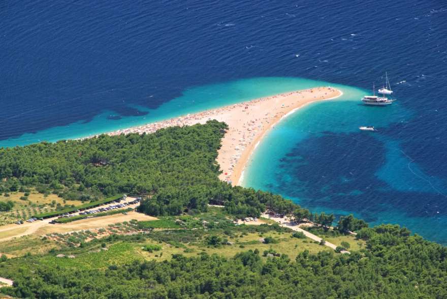Strand von Brac in Kroatien