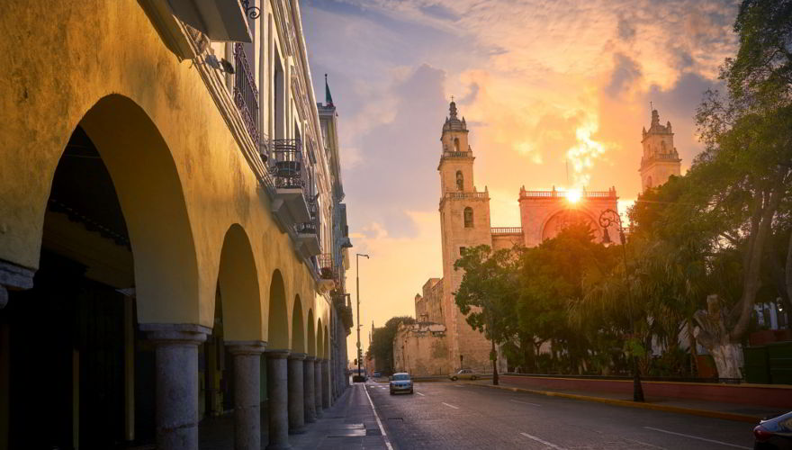 Kathedrale San Idefonso Merida auf Yucatan in Mexiko