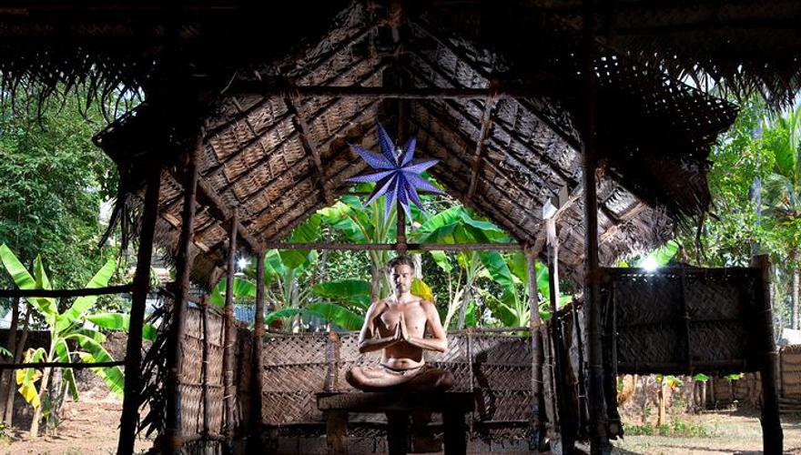 Meditation in Indien
