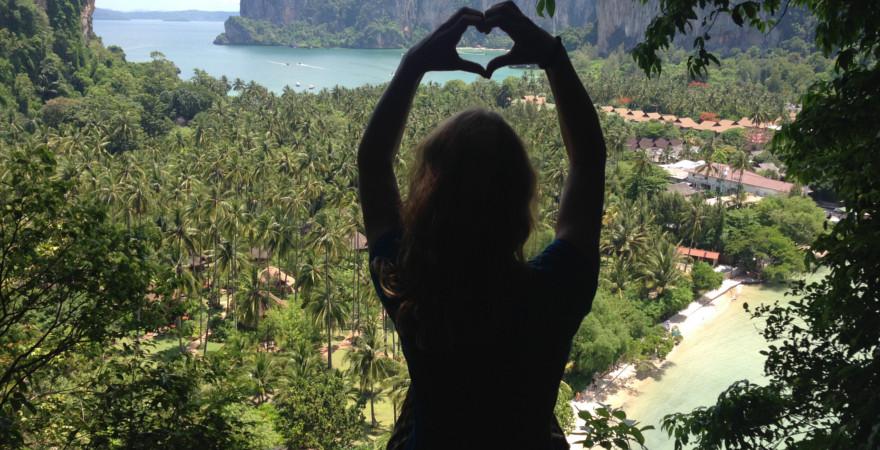 Mädchen in Krabi.