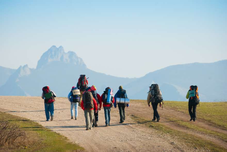 Gruppenwanderung