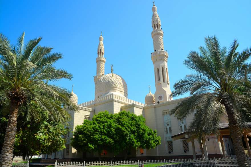 Die Jumeirah Moschee in Dubai
