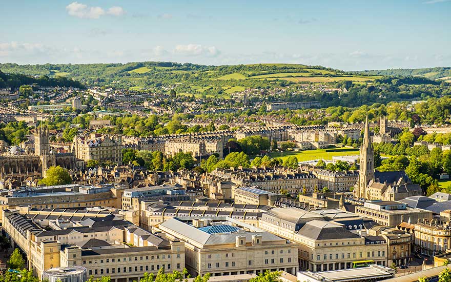 Bath in England