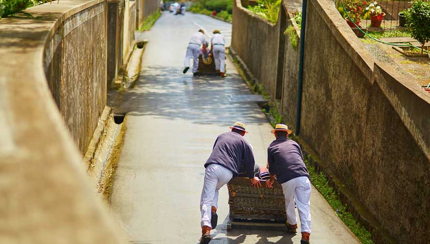 Schlitten auf Madeira