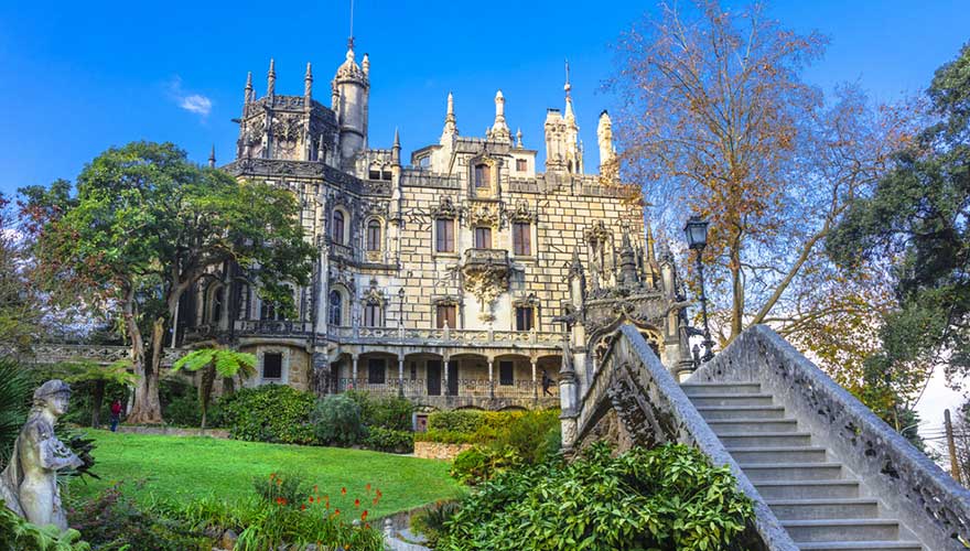 Palast in Sintra in Portugal