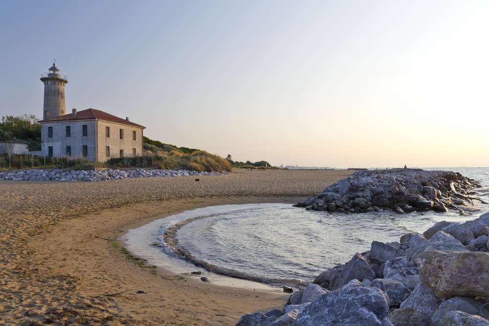Bibione Strand an der Adria Kueste