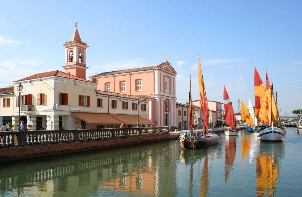 Cesenatico an der Adria Kueste
