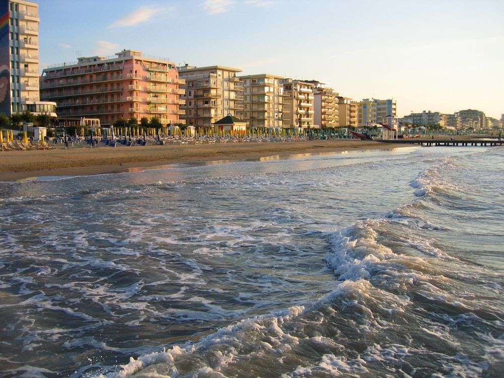 Lido di Jesolo an der Adria-Kueste