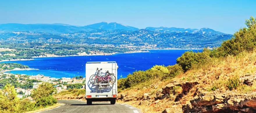 Provence mit dem Fahrrad und Camper