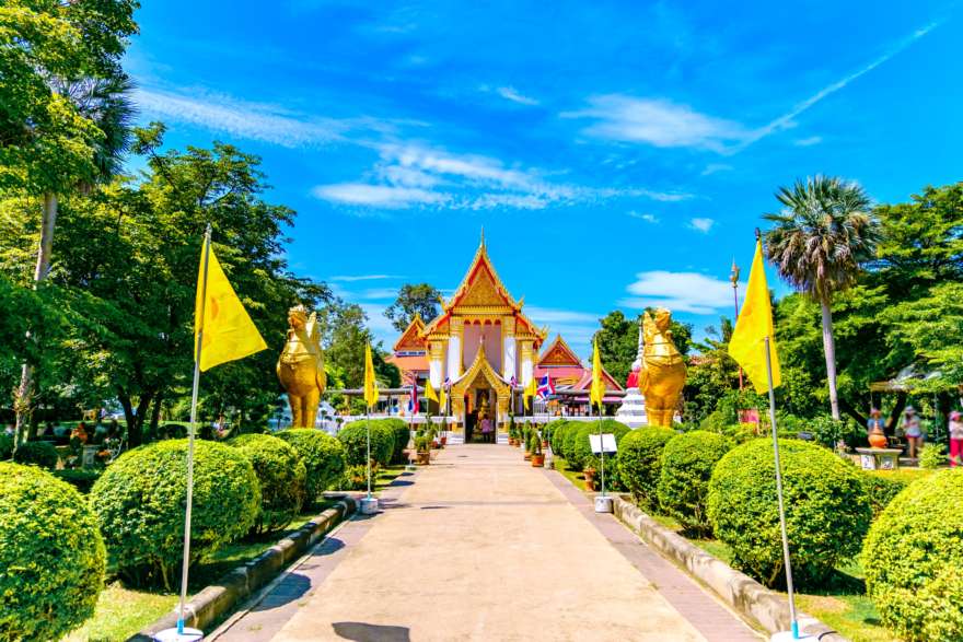 Wat Thai am Wat Pai Lom auf Koh Kret Thailand