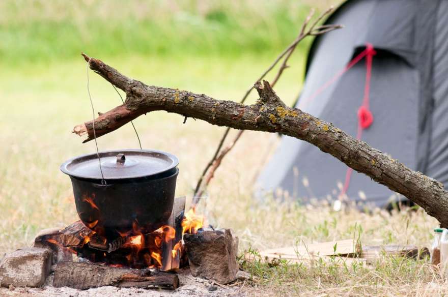 kochen beim Wandern