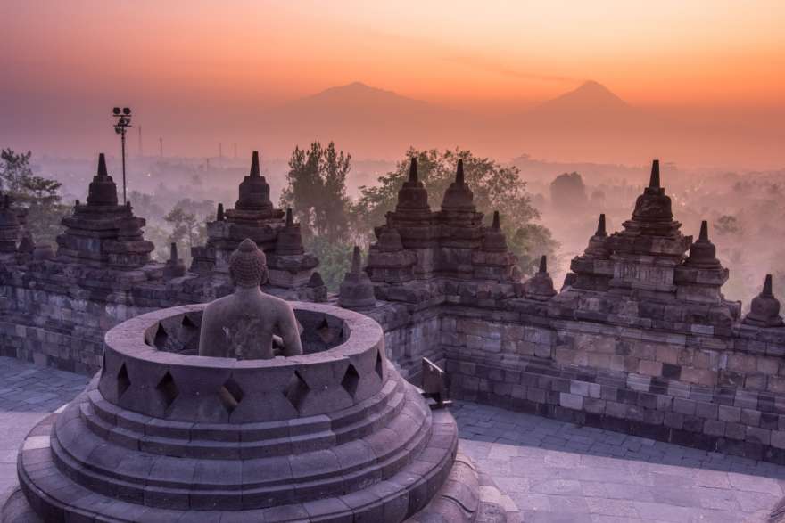 Borobodur Tempel auf Yogyakarta