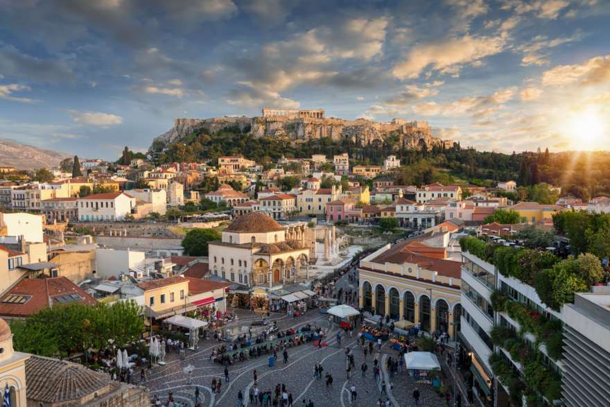 Plaka in Athen