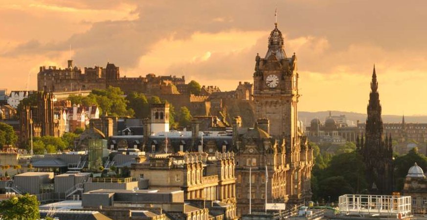 Edinburgh Castle in Schottland