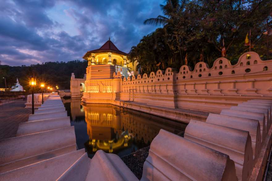 Zahntempel in Kandy in Sri Lanka